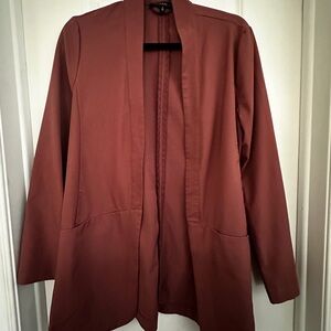 Dynamite Open-Front Pink Lightweight Blazer - Women